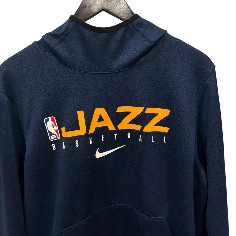 NBA Utah Jazz Nike Basketball Pullover Hoodie Sweatshirt Size L‎